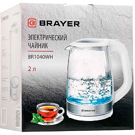Чайник электрический Brayer BR1040WH белый