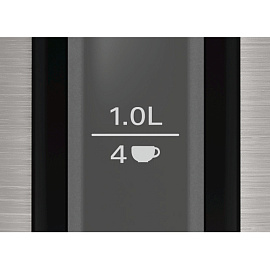 Чайник электрический Bosch TWK3P420 серебристый