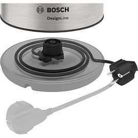 Чайник электрический Bosch TWK3P420 серебристый