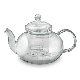 Чайник заварочный стеклянный Tima Липовый цвет TP075 1000 мл