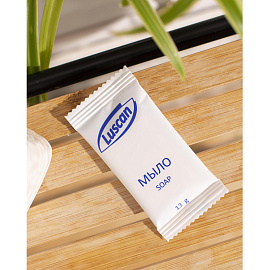 Мыло Luscan 13 г флоупак (500 штук в упаковке)