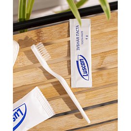 Набор зубной Luscan флоупак (зубная щётка, зубная паста, 300 штук в упаковке)
