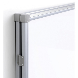 Доска магнитно-меловая/маркерная 100x300 см трехсекционная зеленая лаковое покрытие Attache