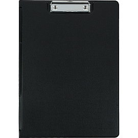 Папка-планшет с зажимом и крышкой Bantex (Attache Selection) A4 черная из картона