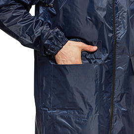 Плащ влагозащитный Тайфун ПВХ на молнии синий (размер 60-62, рост 182-188)