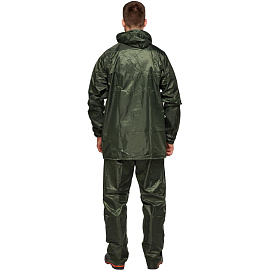 Костюм влагозащитный Тайфун полиэфир с ПВХ покрытием зелёный (размер 60-62, рост 182-188)