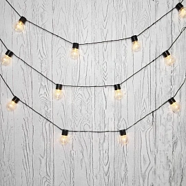 Гирлянда светодиодная Neon-Night Лофт линия теплый белый свет 20 светодиодов (5 м)