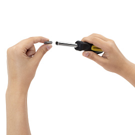 Набор инструментов столярно-слесарный, 25 предметов, пластиковый кейс, ГРАНДМАСТЕР, 671337