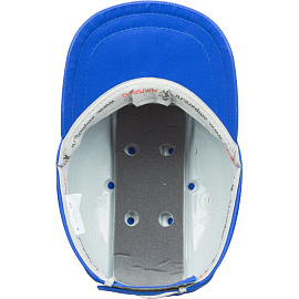 Каскетка защитная Ампаро Престиж синяя (126905)