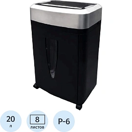 Шредер (уничтожитель документов) Office Kit S190 6-й уровень секретности объем корзины 20 л