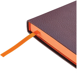 Ежедневник недатированный Bruno Visconti Leggenda искусственная кожа В5 136 листов коричневый с фиксирующей резинкой (коричневый обрез), 3-514/05