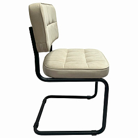 Стулья КОМПЛЕКТ 2 шт., РС14М, черный каркас, велюр, бежевый, разобранные фото Стулья КОМПЛЕКТ 2 шт., РС14М, черный каркас, велюр, бежевый, разобранные