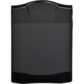 Лоток горизонтальный для бумаг Attache пластиковый черный скругленный 4 отделения (4 штуки в упаковке)