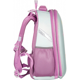 Ранец Комус Класс (№1 School) Basic Волшебный Единорог анатомический розовый с двумя отделениями