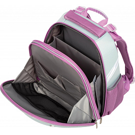 Ранец Комус Класс (№1 School) Basic Волшебный Единорог анатомический розовый с двумя отделениями