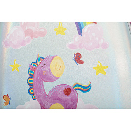 Ранец Комус Класс (№1 School) Basic Волшебный Единорог анатомический розовый с двумя отделениями