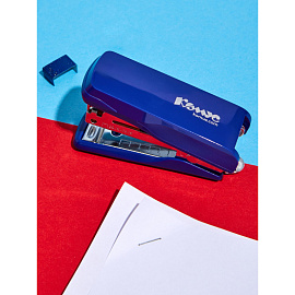 Степлер-мини Комус MSBL2420 до 20 листов синий (скобы № 24/6, 26/6, с антистеплером)