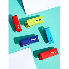 Степлер-мини Комус MSBL2420 до 20 листов синий (скобы № 24/6, 26/6, с антистеплером)