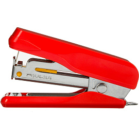 Степлер-мини Комус MSR2420 до 20 листов красный (скобы № 24/6, 26/6, с антистеплером)