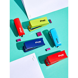 Степлер-мини Комус MSGR2420 до 20 листов зеленый (скобы № 24/6, 26/6, с антистеплером)