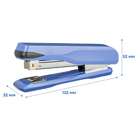 Степлер Комус MSBL2430 до 30 листов синий