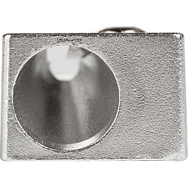 Точилка для карандашей Attache Economy металлическая серебристая