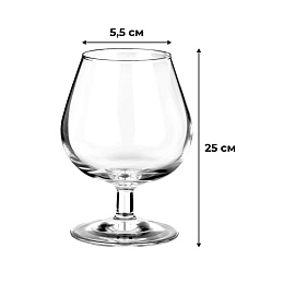 Набор бокалов для коньяка (снифтер) Luminarc Французский Ресторанчик 250 мл (6 штук в наборе)