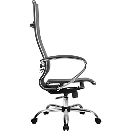 Кресло для руководителя Метта 7 MPRU чёрное (сетка, металл)