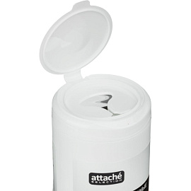 Салфетки влажные для офисной техники Luscan с антистатическим эффектом (100 штук в тубе)