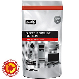 Салфетки влажные для офисной техники Luscan с антистатическим эффектом (100 штук в пакете Zip-lock) фото Салфетки влажные для офисной техники Luscan с антистатическим эффектом (100 штук в пакете Zip-lock)