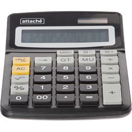 Калькулятор настольный Attache ATC-111-12C 12-разрядный черный 153x103x32 мм
