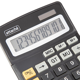 Калькулятор настольный Attache ATC-111-12C 12-разрядный черный 153x103x32 мм