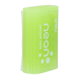 Ластик Deli ПВХ прямоугольный 39x27x12 мм фото Ластик Deli ПВХ прямоугольный 39x27x12 мм