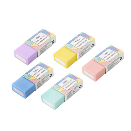 Ластик Deli Macaron ПВХ прямоугольный 50x20x10 мм