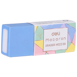 Ластик Deli Macaron ПВХ прямоугольный 50x20x10 мм
