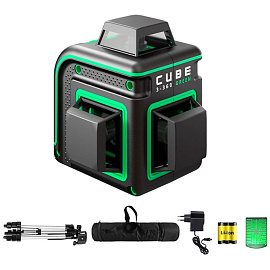 Уровень лазерный ADA CUBE 3-360 GREEN Professional Edition (А00573)