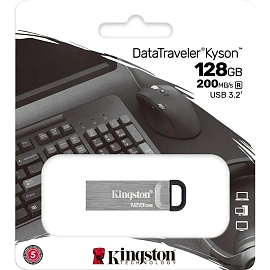 Флешка USB 3.0 128 ГБ Kingston Datatraveler Kyson G1 (DTKN/128GB)
