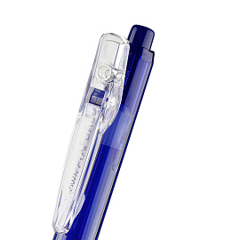 Ручка шариковая автоматическая стираемая Crown "Fixball" синяя, 0,48мм