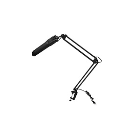 Светильник настольный Трансвит Дельта черный (металлическая струбциина) фото Светильник настольный Трансвит Дельта черный (металлическая струбциина)