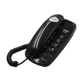 Телефон проводной TeXet TX-238 черный