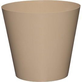 Горшок для цветов InGreen London 5 л с внутренней вставкой 4.5 л молочный шоколад (20.8x23 см)