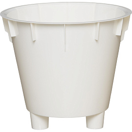 Горшок для цветов InGreen London 5 л с внутренней вставкой 4.5 л молочный шоколад (20.8x23 см)