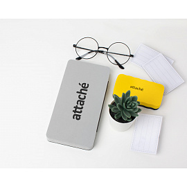 Губка-стиратель для маркерных досок Attache (Attache Economy) магнитная серая (100х200 мм)