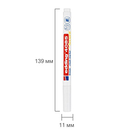 Маркер меловой Edding 4085 белый круглый наконечник (толщина линии 1-2 мм) фото Маркер меловой Edding 4085 белый круглый наконечник (толщина линии 1-2 мм)