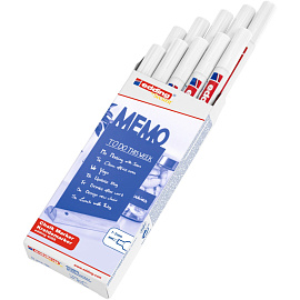 Маркер меловой Edding 4085 белый круглый наконечник (толщина линии 1-2 мм) фото Маркер меловой Edding 4085 белый круглый наконечник (толщина линии 1-2 мм)