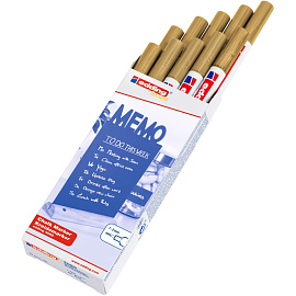 Маркер меловой Edding 4085 золотистый круглый наконечник (толщина линии 1-2 мм)