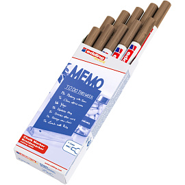 Маркер меловой Edding 4085 коричневый круглый наконечник (толщина линии 1-2 мм) фото Маркер меловой Edding 4085 коричневый круглый наконечник (толщина линии 1-2 мм)