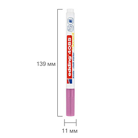 Маркер меловой Edding 4085 розовый металлик круглый наконечник (толщина линии 1-2 мм) фото Маркер меловой Edding 4085 розовый металлик круглый наконечник (толщина линии 1-2 мм)