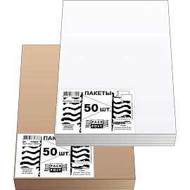 Пакет Businesspack B4 (250x353 мм) из офсетной бумаги 120 г/кв.м стрип до 140 листов (50 штук в упаковке)