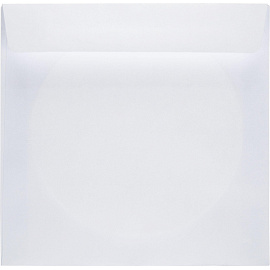 Конверт для CD Packpost 125x125 мм 90 г/кв.м белый декстрин окно 100 мм (25 штук в упаковке)